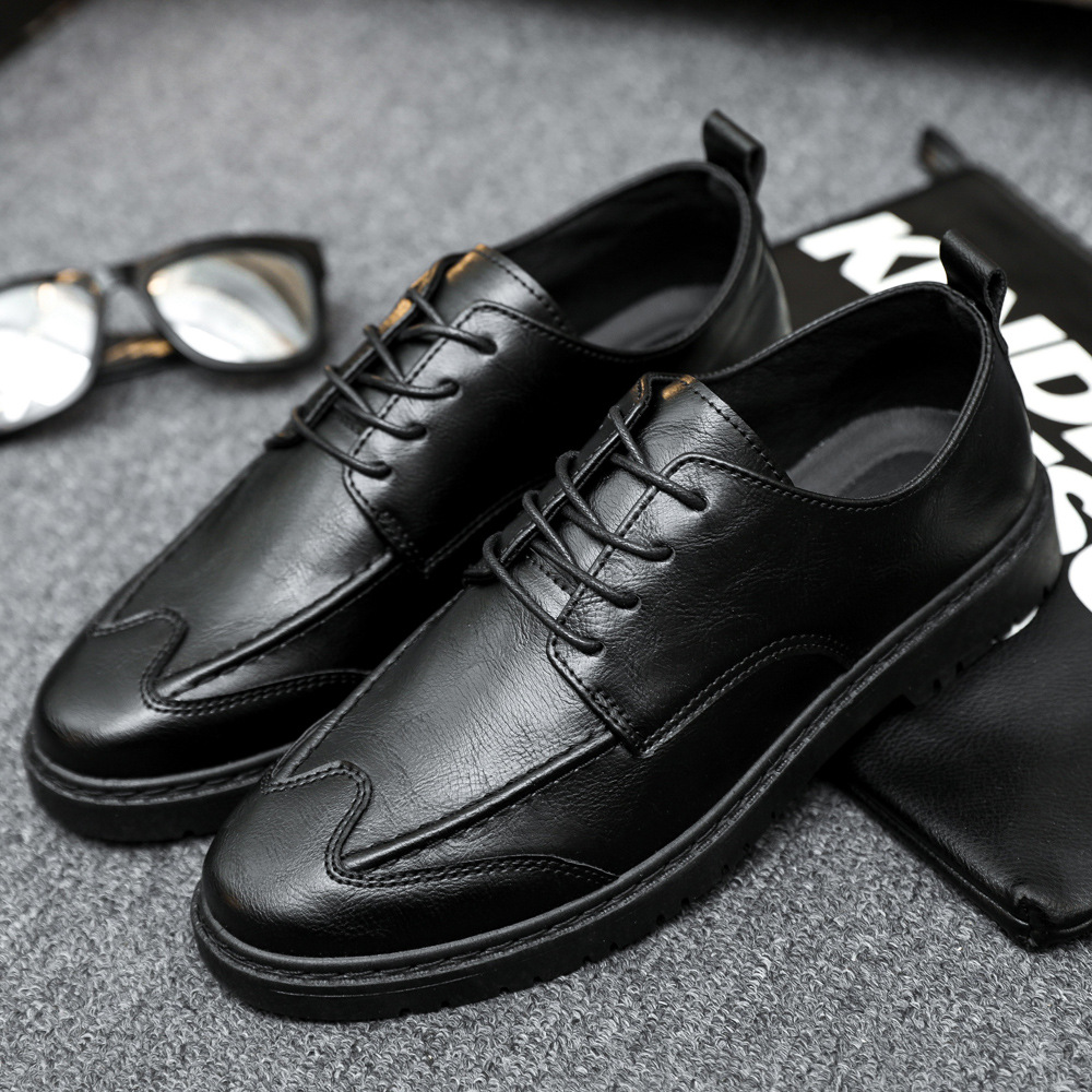 2023 Martin Shoes Men's Spring Men's Shoes Casual Boots Low-cut Workwear Retro Trendy Men's Large Toe Shoes British Shoes