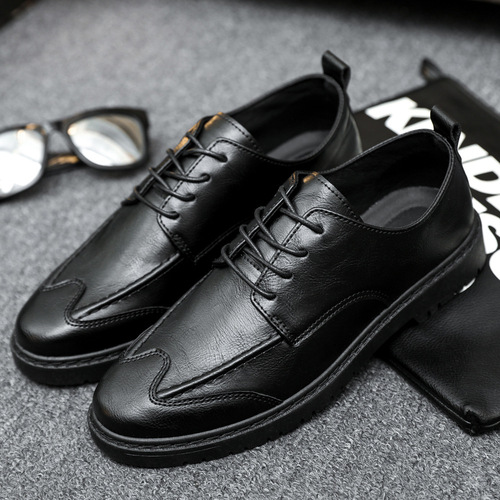  Martin Shoes Men's Spring Men's Shoes Casual Boots Low-cut Workwear Retro Trendy Men's Large Toe Shoes British Shoes