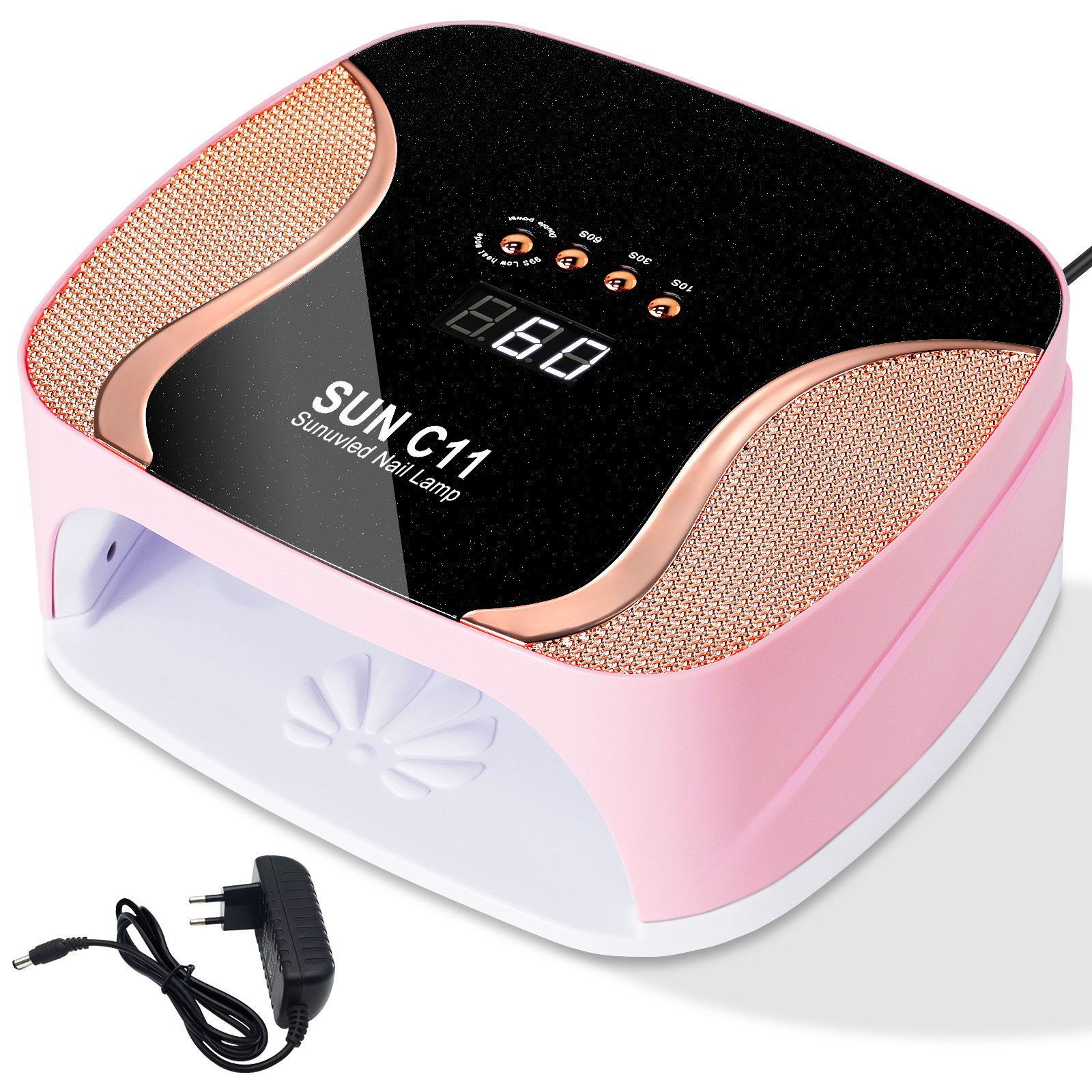 Nueva lámpara de uñas 308W lámpara de parrilla de uñas de alta potencia lámpara de fototerapia UV pegamento de esmalte de uñas de secado rápido máquina de fototerapia de uñas transfronteriza