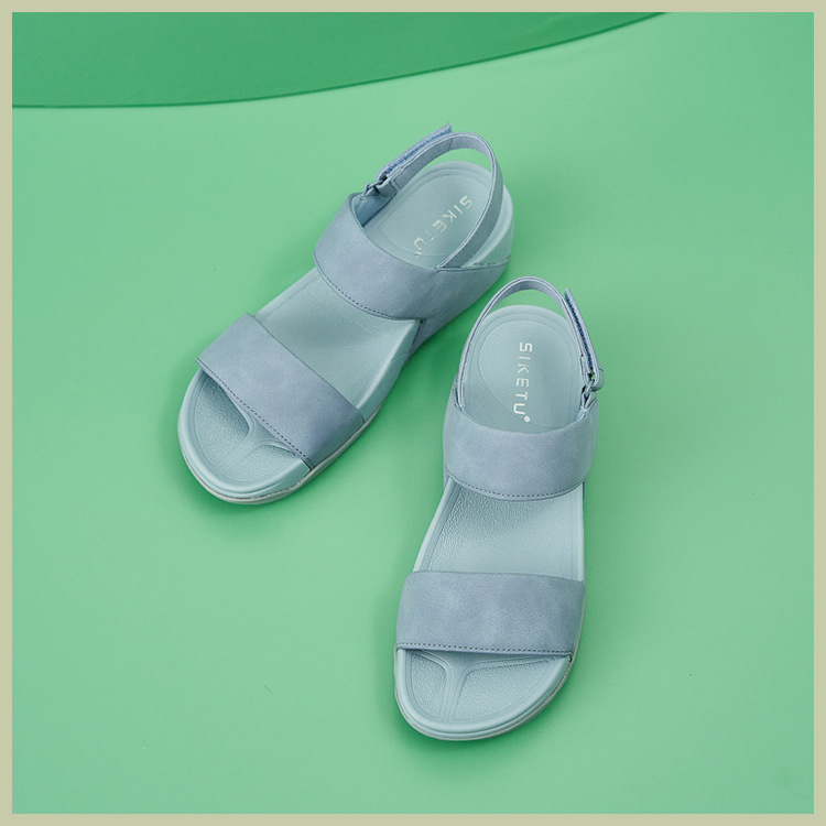 F8398 610K GIÀY DÉP SANDAL NỮ HUITDTU BIG SIZE NGOẠI CỠ MÙA HÈ ĐẾ CAO GIÀY DÉP NỮ G02 SẢN PHẨM MỚI