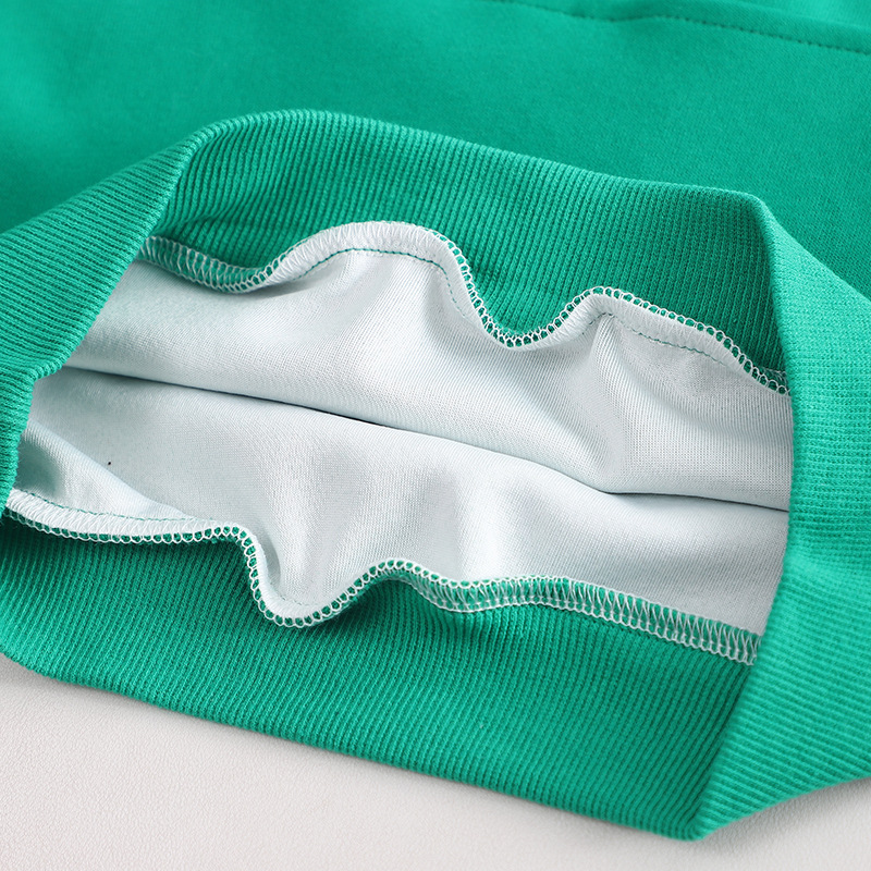 Conjunto deportivo de dos piezas para niño, suéter informal, pantalones, medio bolso bandolera con cremallera, cuello levantado, novedad de Otoño de 2023_voghion.com