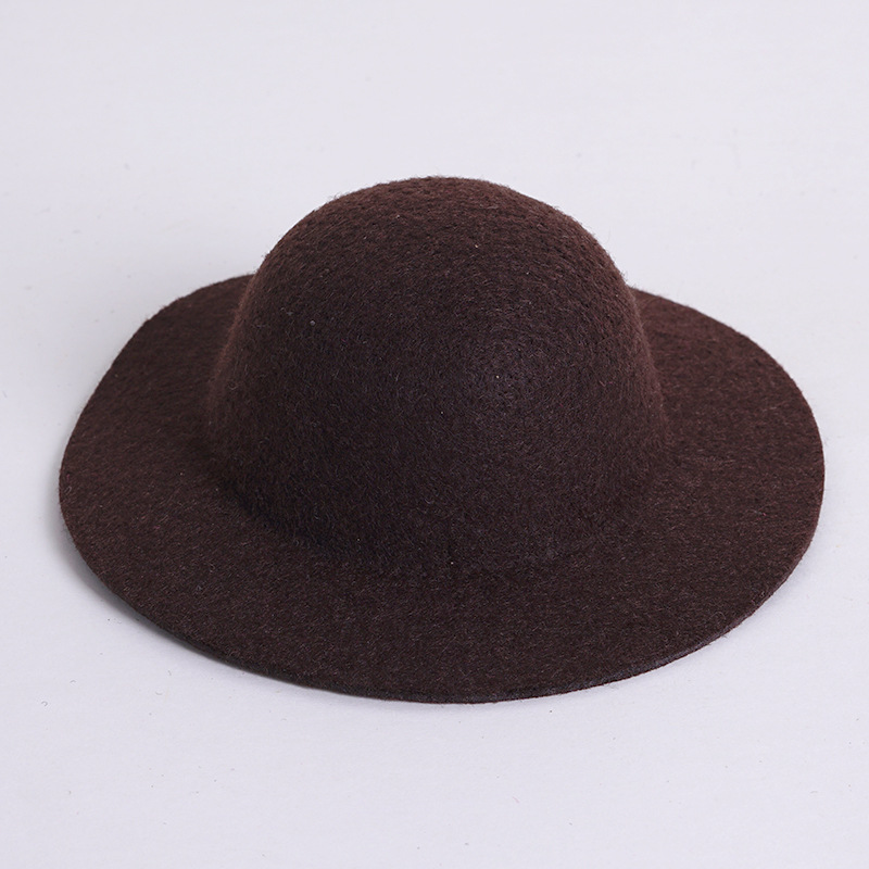 Labu nuevo sombrero de feltero abierto sombrero de cúpula sombrero accesorios de moda sombrero mini sombrero muñeca