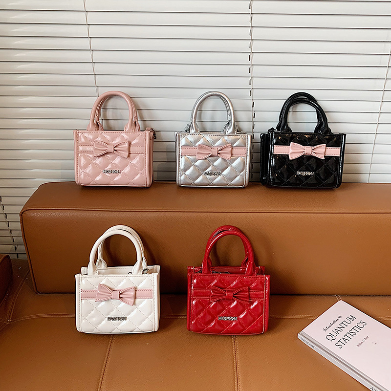 Bolsas de niños transfronterizas coreanas bordadas de diamante, bolsas de hombro para hombres y mujeres, bolsas de mano mini bebé.