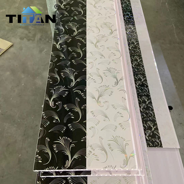 8,5mm * 30cm 2,8 kg placa plana de transferencia de pvc para techo de cocina