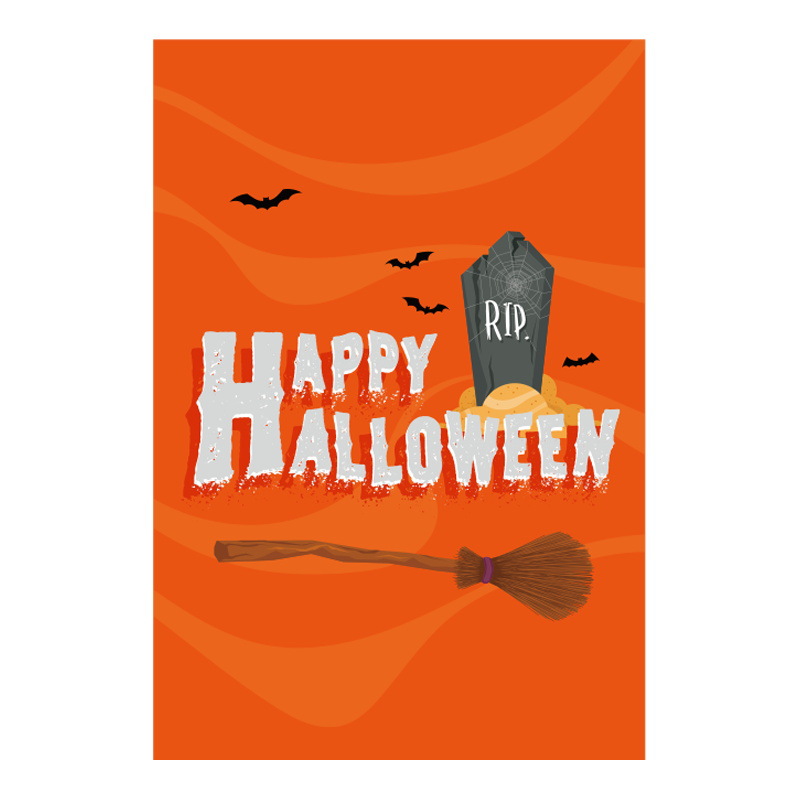 2021 transfronterizo nuevas decoraciones de Halloween Bandera de jardín impresión a doble cara escena de fiesta atmósfera diseño personalización