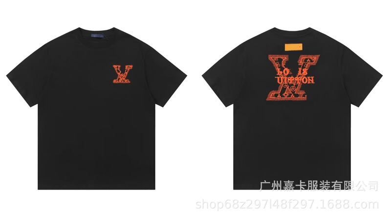 跨境25ss驴家高品质时尚短袖潮牌外贸经典款男女同款T恤透气棉质|undefined