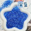 Glass gravel-dark blue
