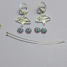 ���h��Ȧ���۴ֶ��h925�yɫ��ɫ���y̩�y���y���h���DIY��