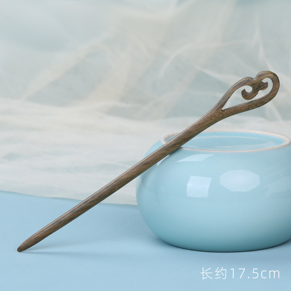 Chinese hairpin green sandalwood