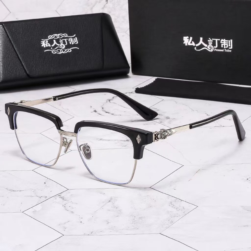 Gu Tianle's same glasses frame male retro -Korean version half…