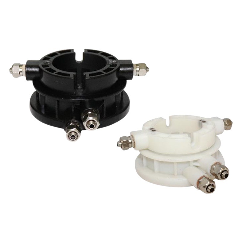 Desmontaje y montaje de neumáticos cambiador de neumáticos accesorios de válvula de guía de aire unen balanshi máquina de desmantelamiento de neumáticos de alta calidad blanco giratorio con válvula de aire