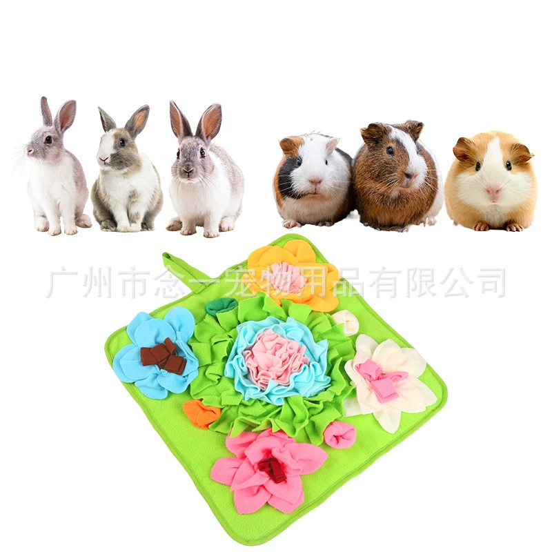 Простой игровой коврик для хомяка, птицы, кролика, хомяка, морской свинки, коврик для маленьких домашних животных, снайфский коврик для медленного питания, готовый к доставке