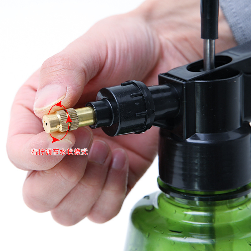 Suministros de jardinería regadera de la planta al por mayor de plástico boca larga regadera jardín riego spray regadera en maceta regar flor