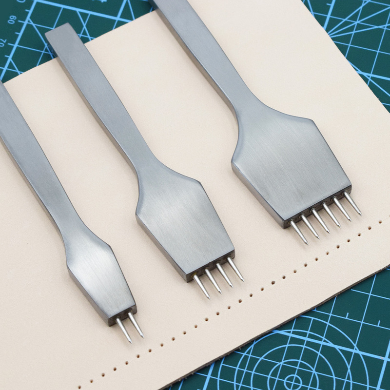 レザーツール丸斩りレザー穴あけ器手缝いレザーセット丸穴パンチツールレザーラウンド|undefined