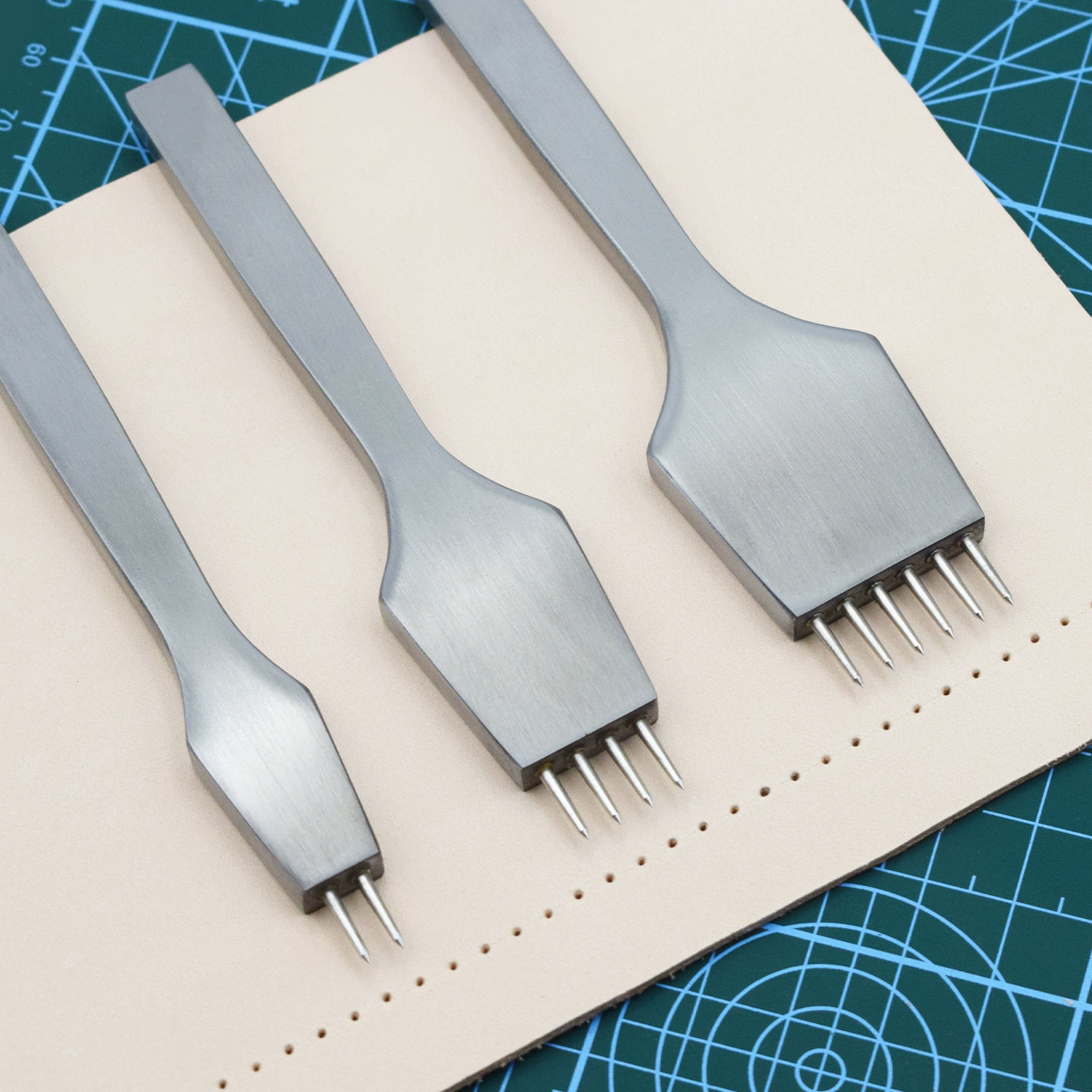 Кожаные инструменты Кожаный Дырокол круглой огранки Кожаный костюм, сшитый вручную Инструмент для пробивки круглых отверстий Кожаный круглый