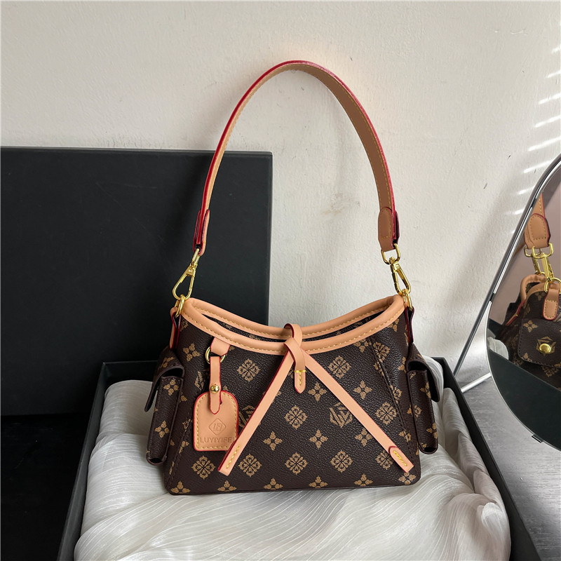Borsa da donna vintage di alta gamma, modello 2025, versatile, comoda da portare a mano, a spalla o a tracolla, elegante e casual._voghion.com