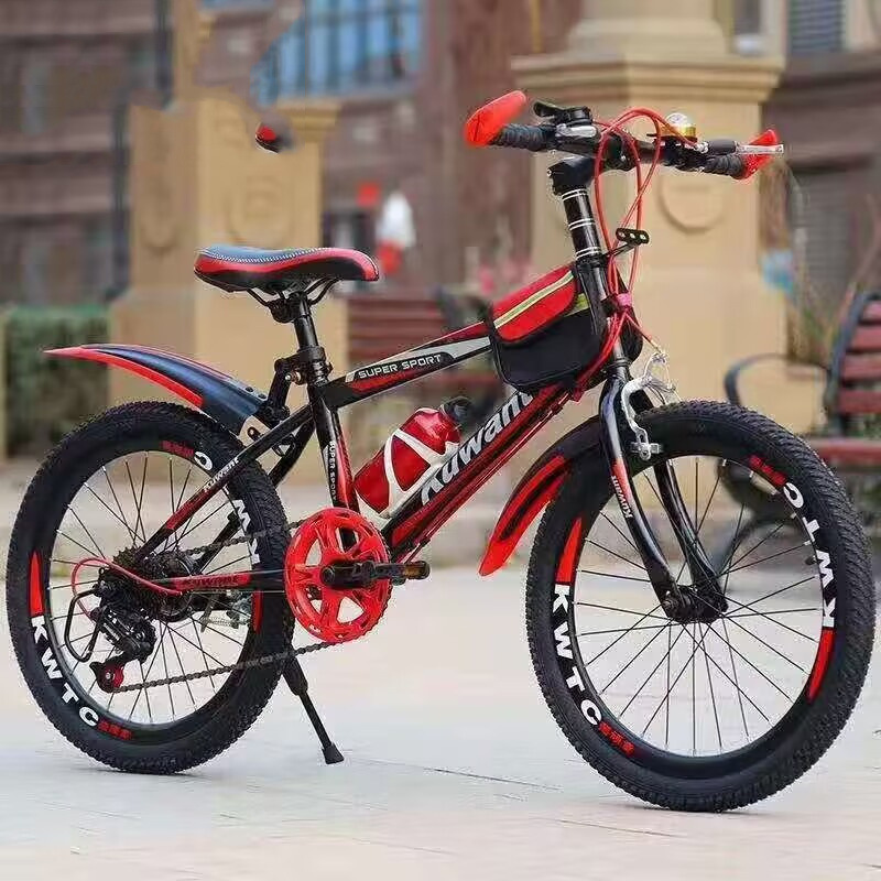 Children's mountain bike middle and big children student bike 20-inch road bike 22-inch bicycle 24-inch variable speed lightweight bicycle