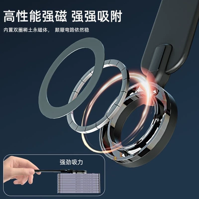 car navigation magnetic attraction mobile – Car phone holder