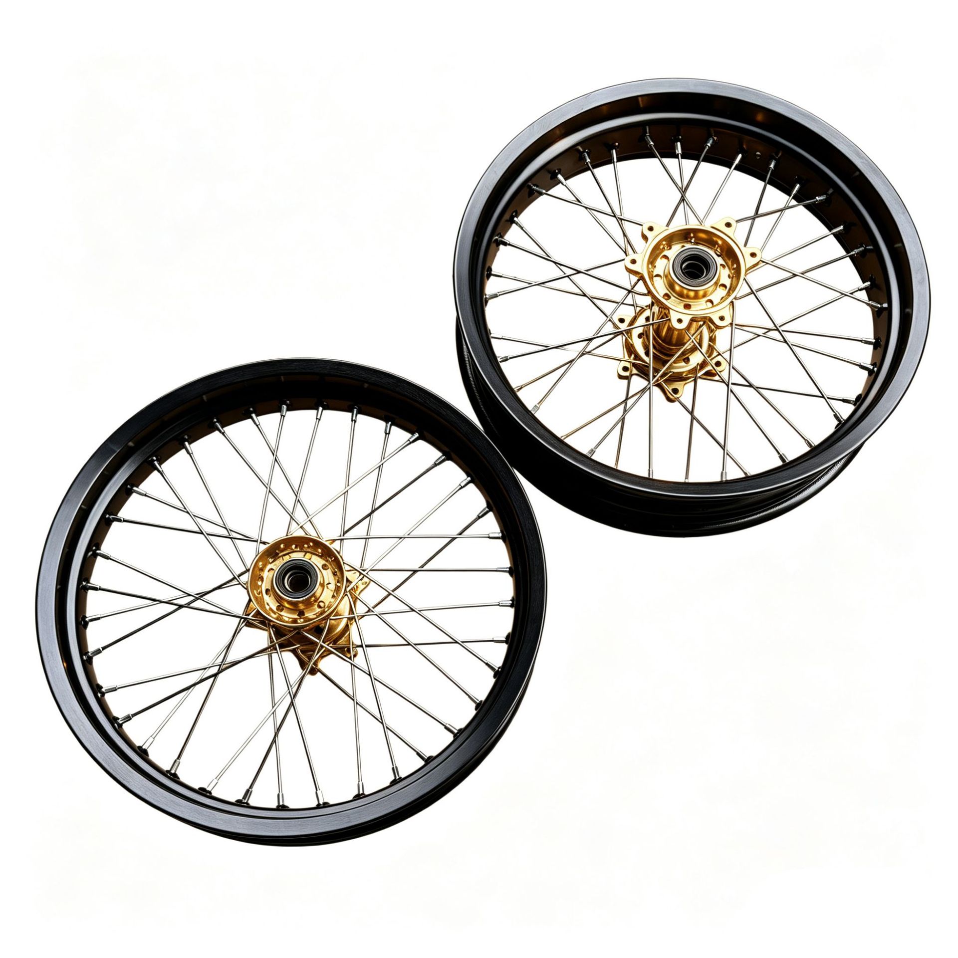 Suitable for Qiu Long Ji Feng modified front 2.50-17 and rear 3.50-17 slick tire wheel hub assembly with aluminum alloy rims