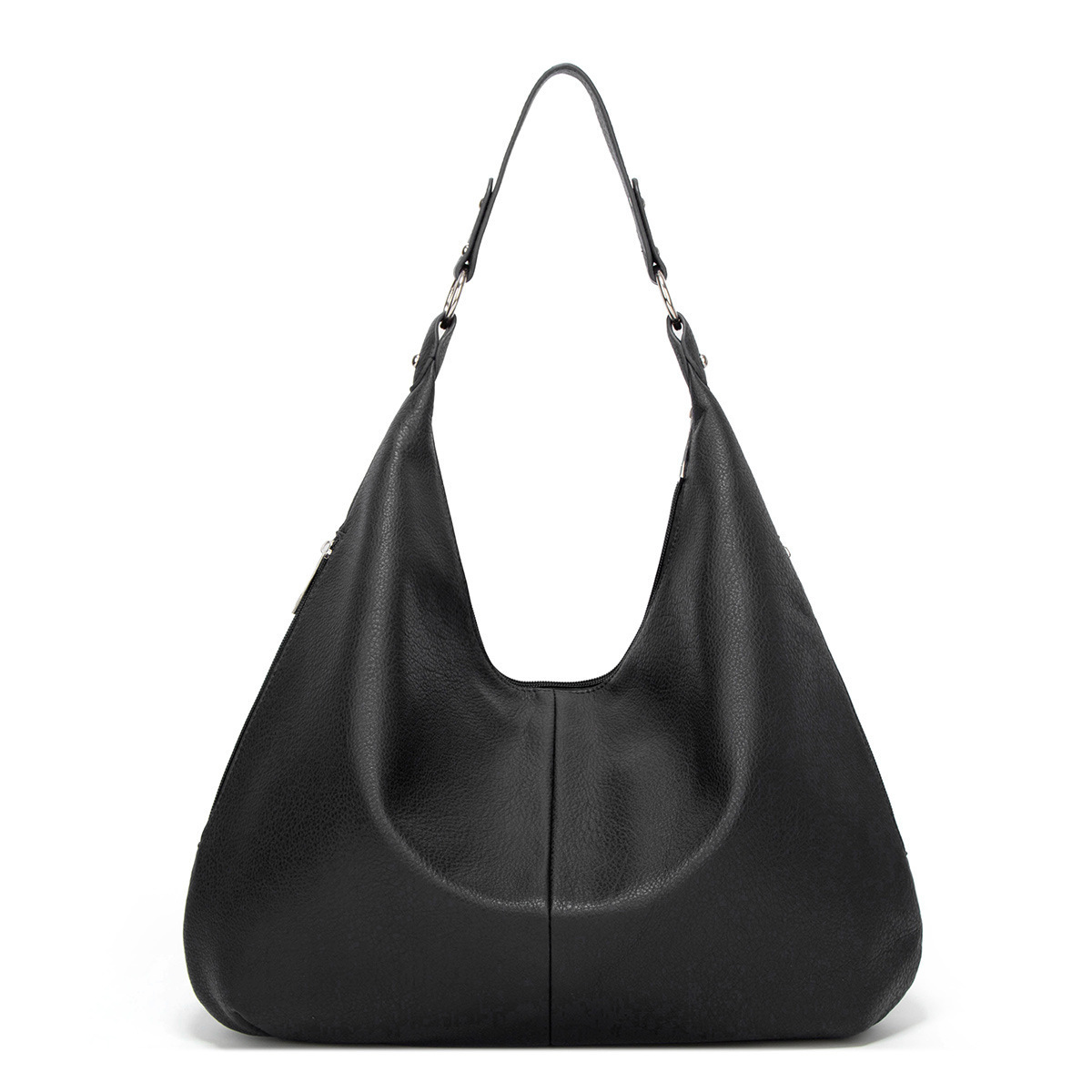 Retro Patchwork Tote Bag For Women New Trendy Large Capacity Shoulder Handbag Soft Leather Underarm Bag Versatile Commuter Bag - Thumbnail 4
