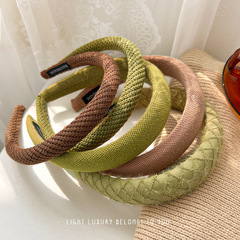 High-end headband for women 2023 new high-ceiling style Maillard headband for face washing and going out, versatile hairpin