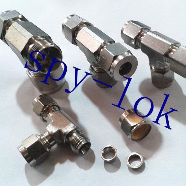 工业卡套三通接头、排气三通、机械三通、变径三通、焊接三通