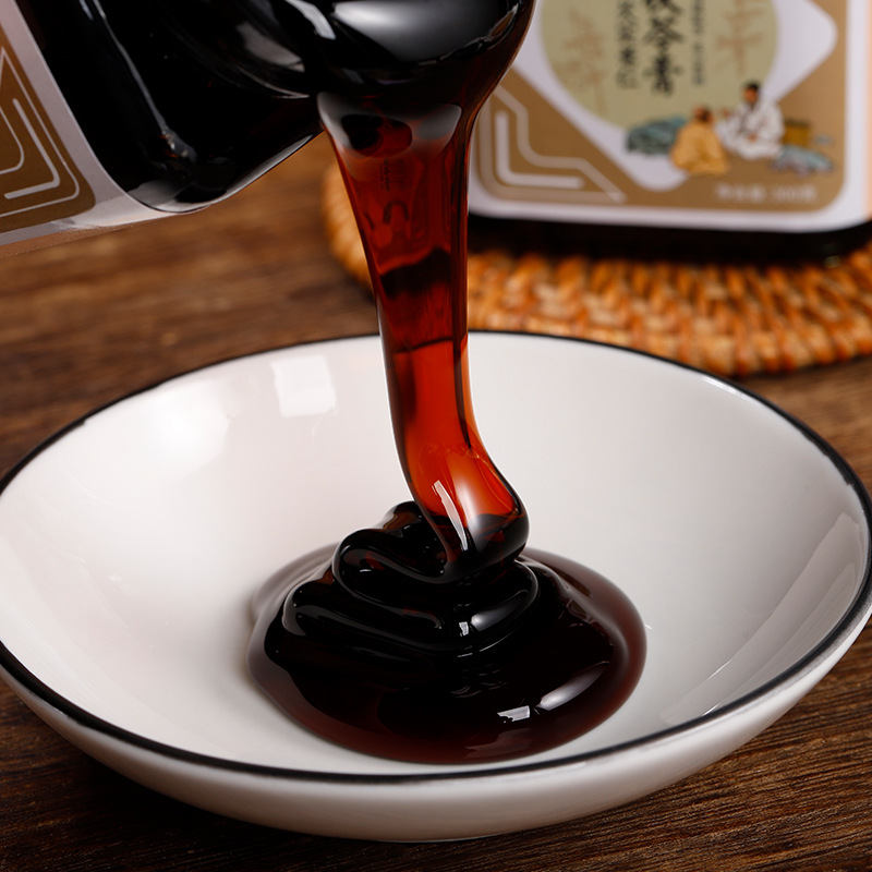 Dried lotus seed, coix seed, and polygonatum root paste, summer dampness paste handmade simmered with yam, gardenia, and red bean, 300g ready-to-eat polygonatum dampness paste.