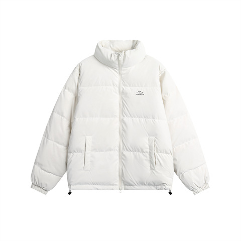 Wuhang Loose Down Jacket Winter Mountain Sports Solid Color National Standard90 White Duck Down Stand Collar Jacket KM98