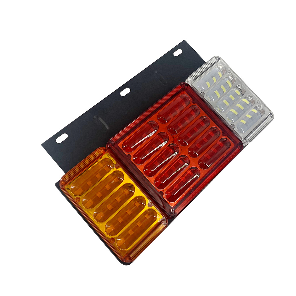 Las ventas de la fábrica Placa de hierro flash de la luz trasera del remolque LED Luz Trasera eléctrica del coche LED Placa de hierro electrónica luz trasera