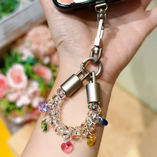 Chubby phone charm, trendy phone strap, Instagram-style phone chain, a cute phone accessory, a gift for your best friend