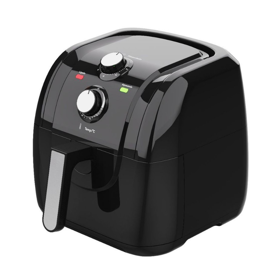 6L Cross-Border Air Fryer Large Capacity Multi-Function Rotary Knob Household Electric Fryer Oil-Free Oven New Model