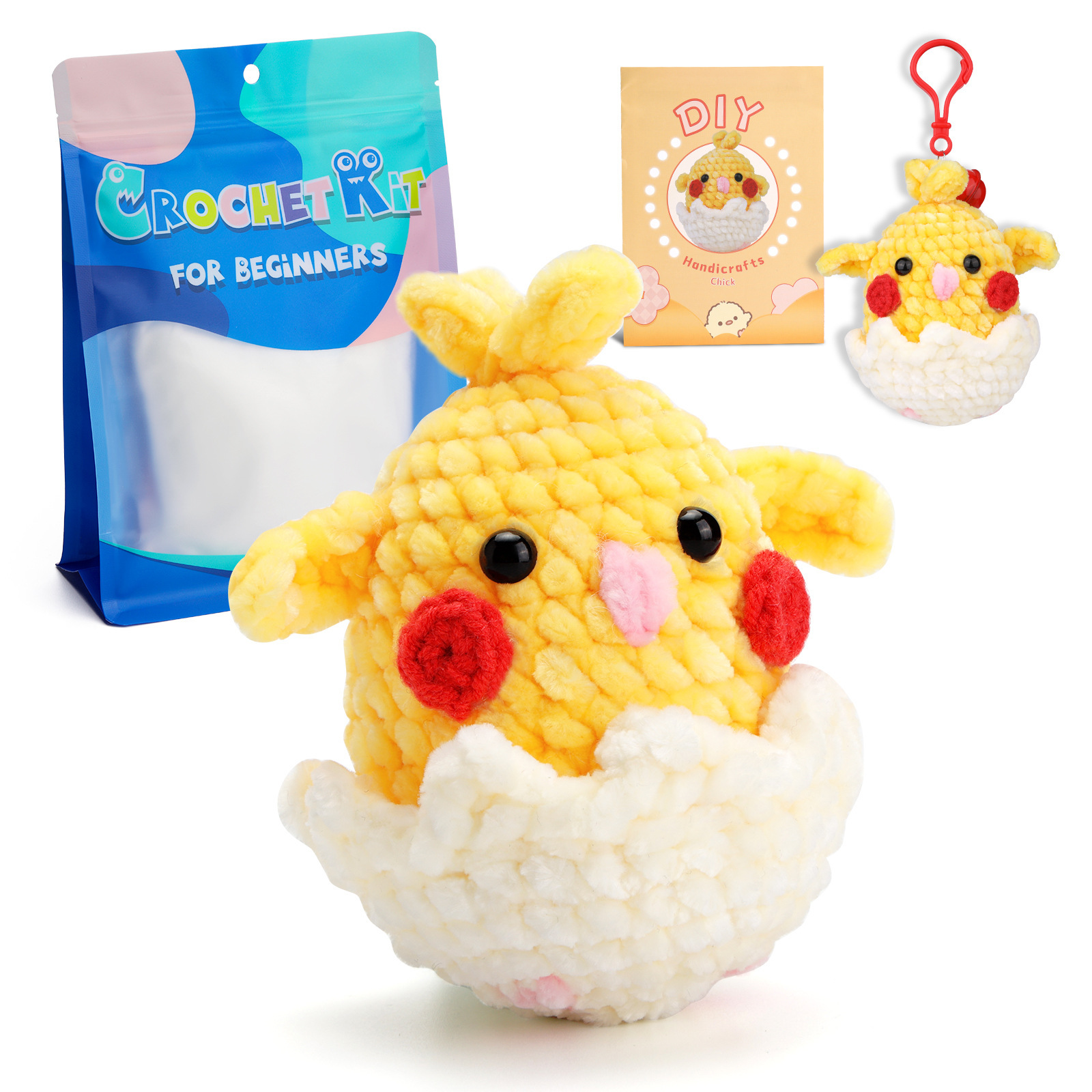 셔닐 인형 병아리