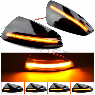 Suitable for Mercedes-Benz C- Class W204 S204 Viano Viting W639 rearview mirror turn signal LED side light (Dönmə işıqları) - blackened