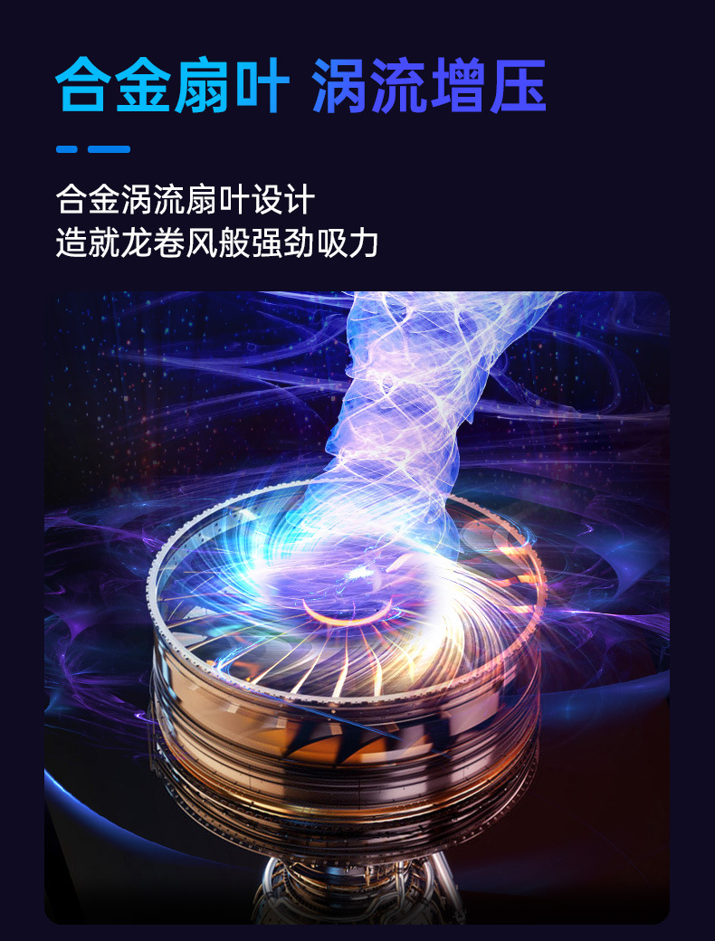 Car Wireless Vacuum Cleaner with 21000Kpa High Suction Power, Three-Speed Adjustment, Lighting, and Four-In-One Car Vacuum Cleaner
