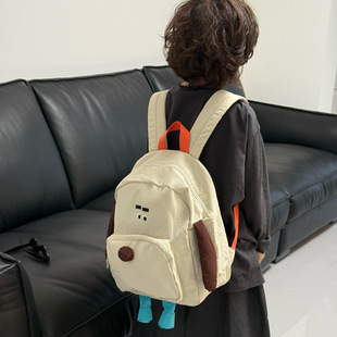 Korean Version of Funny Cartoon Animal Backpack New Anime Outing Backpack Kindergarten Cute Puppy Children's School Bag