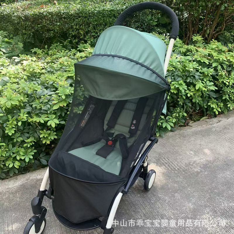 Vovo cochecito de bebé toldo cojín de techo cojín yoyo \ vovo mismo estilo plano de tres piezas accesorios de media mentira