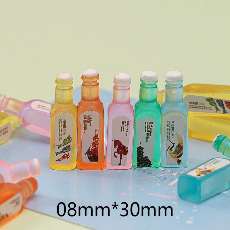 Small realistic food play, creative bottle, accessory, wholesale, handmade