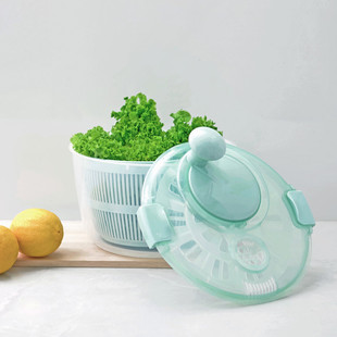 Multifunctional Vegetable Dehydrator, Fruit and Vegetable Dryer, Kitchen Drainer, Salad Dehydration Artifact, Hand-Cranked Vegetable Basin