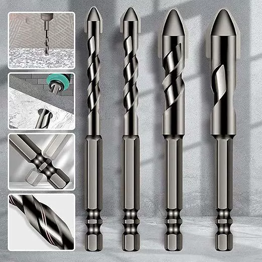 Ceramic glass metal multifunctional drill