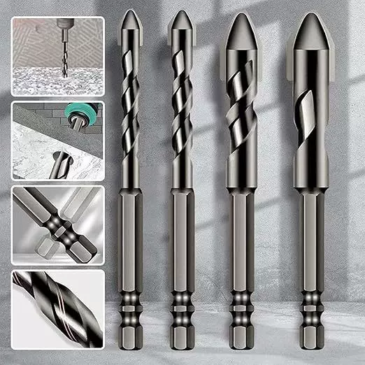 Ceramic glass metal multifunctional drill