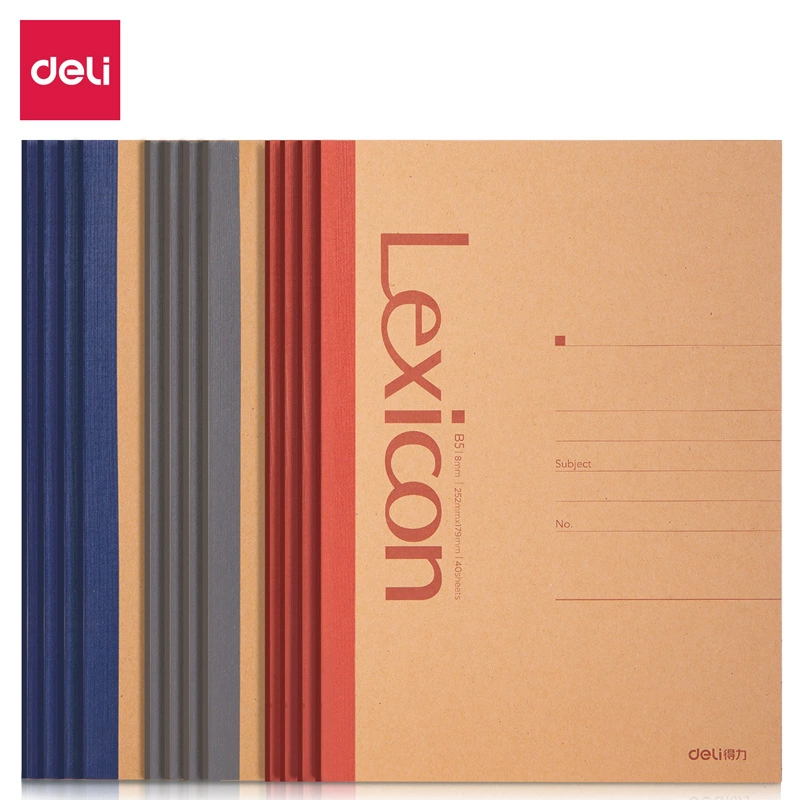 Deli 7641 офисная беспроводная переплетная книга-40 листов-B5 (смешанная) (книга)