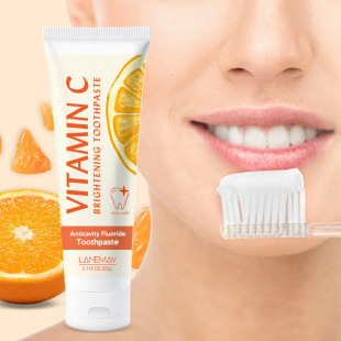 Cross-border Vitamin C Tooth Stain-removing Whitening Cavity-proofing Gingival-protecting Toothpaste Fresh Breath