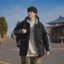 保暖加厚新款条纹棉服
