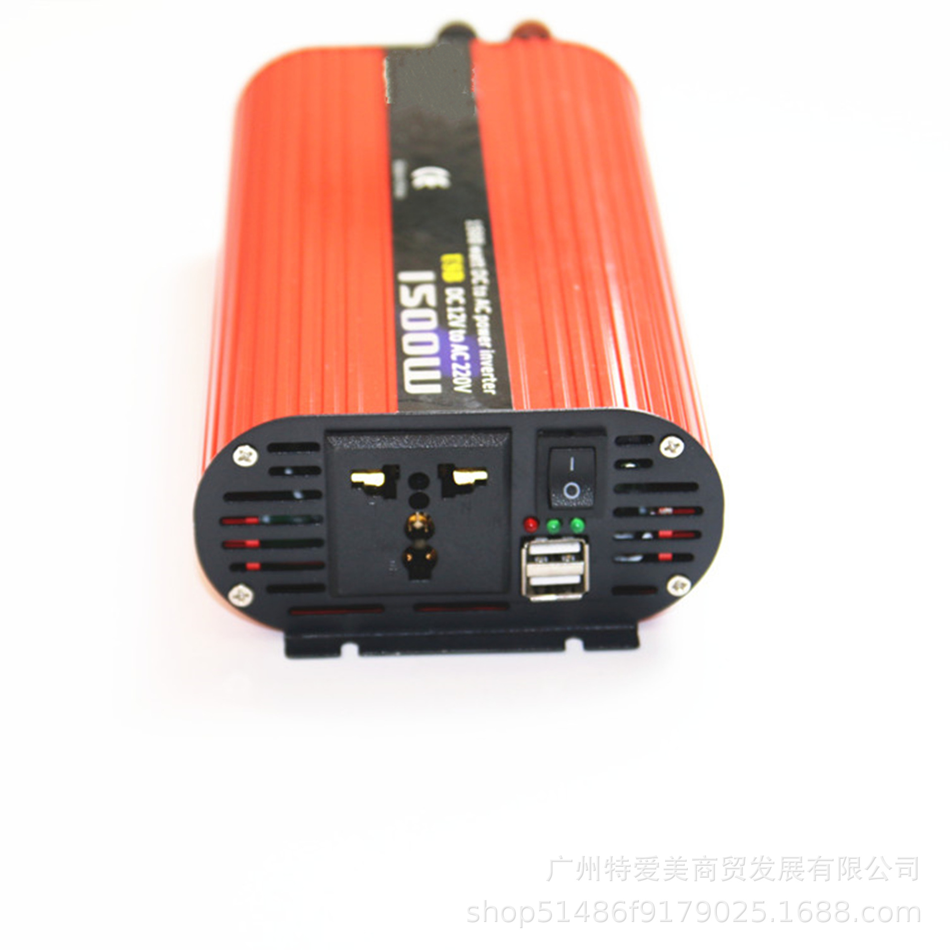 厂家直销 现货热卖 12V 1500W 车载修正波逆变器带双USB