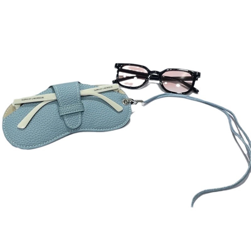 오일엣지 왁스로프 안경가방 - 피콕블루