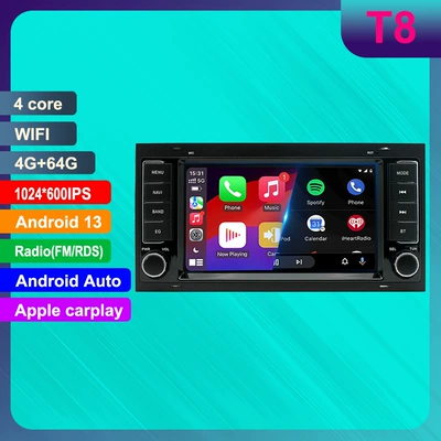DVD Navigation Car Gps Bluetooth Wireless Carplay - 464g-wifi-black