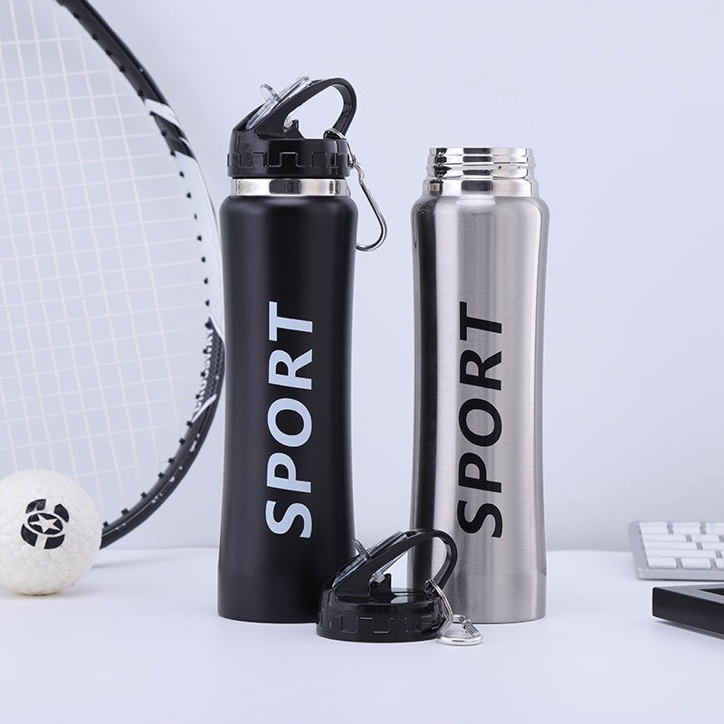 Rechtstreeks geleverd door de fabrikant, outdoor sportfles, geïsoleerde roestvrijstalen beker, draagbaar kliksysteem._voghion.com