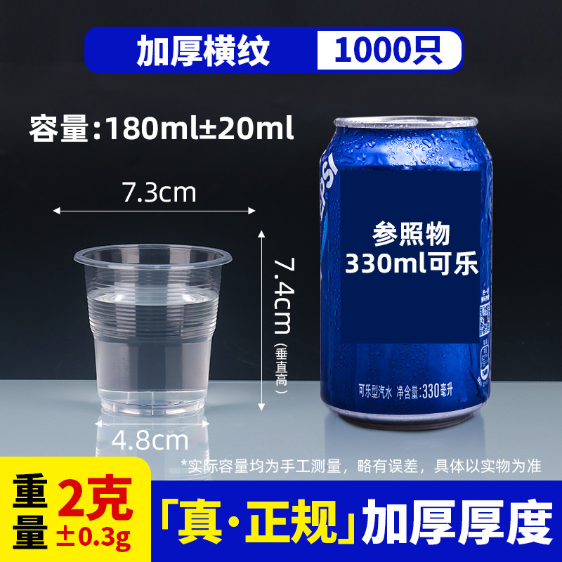 耀康の使い捨てのコップのプラスチックの杯は厚くて透明な家庭用の食事用の箱の卸売りの飲み物の結婚の航空のコップを厚くします。|undefined