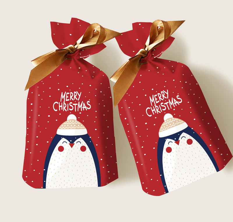 ハロウィーンキャンディー包装袋クリスマス雪花クッキー袋牛圧延糖引き紐ポケットメーカー直販|undefined