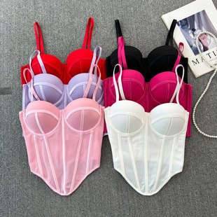黑色抹胸